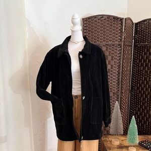 Vintage Made in New York Velvet Jacket Women's Oversized Luxury Style